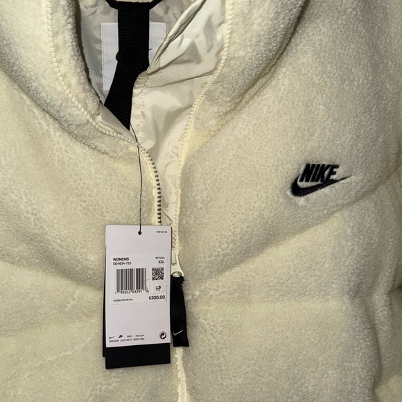 Nike women’s City Series Therma-FIT down fleece boxy jacket NEW NWT XXL - Picture 9 of 11